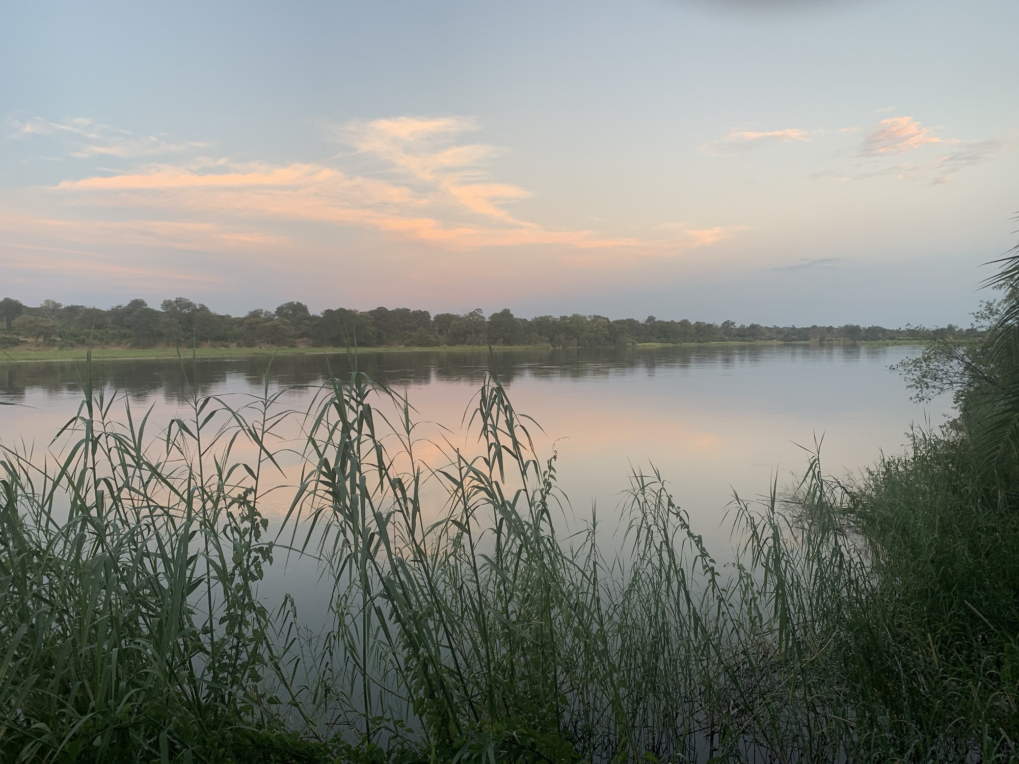 Heading East to West on the Caprivi Strip/Zambezi Region Namibia